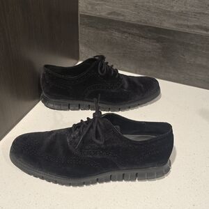 Black Suede Men's Dress Shoes Cole Hann